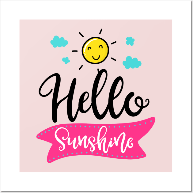 Hello sunshine Wall Art by ByVili